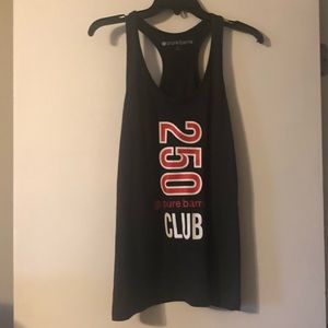 Pure barre large black tank